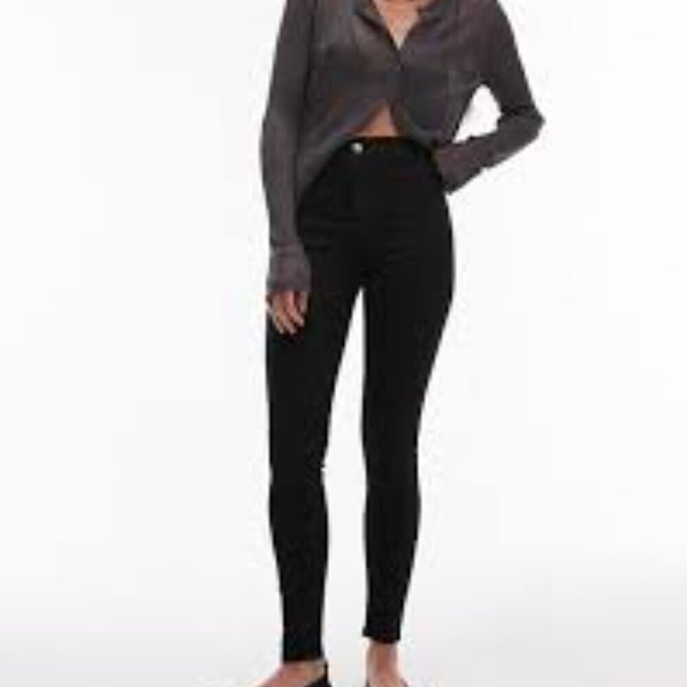 Topshop Black Jamie Jeans Women Size 26